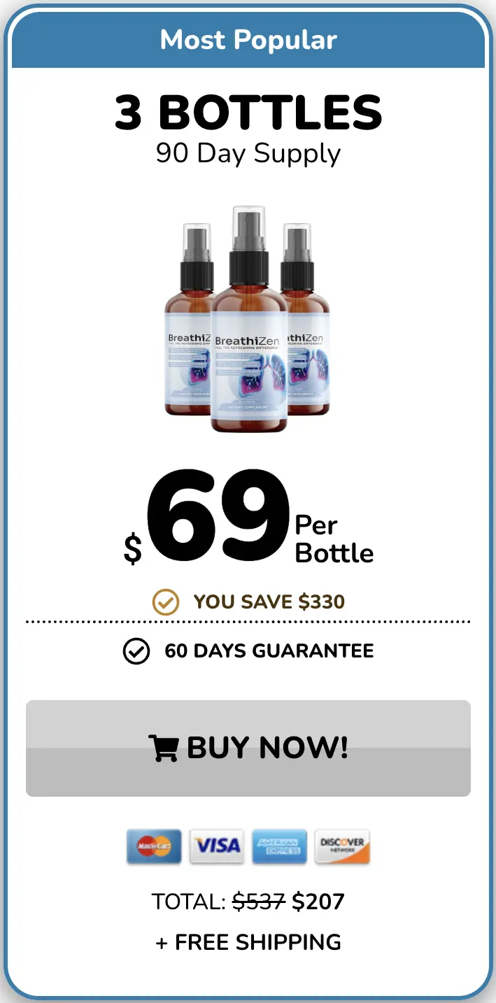 BreathiZen three bottles order